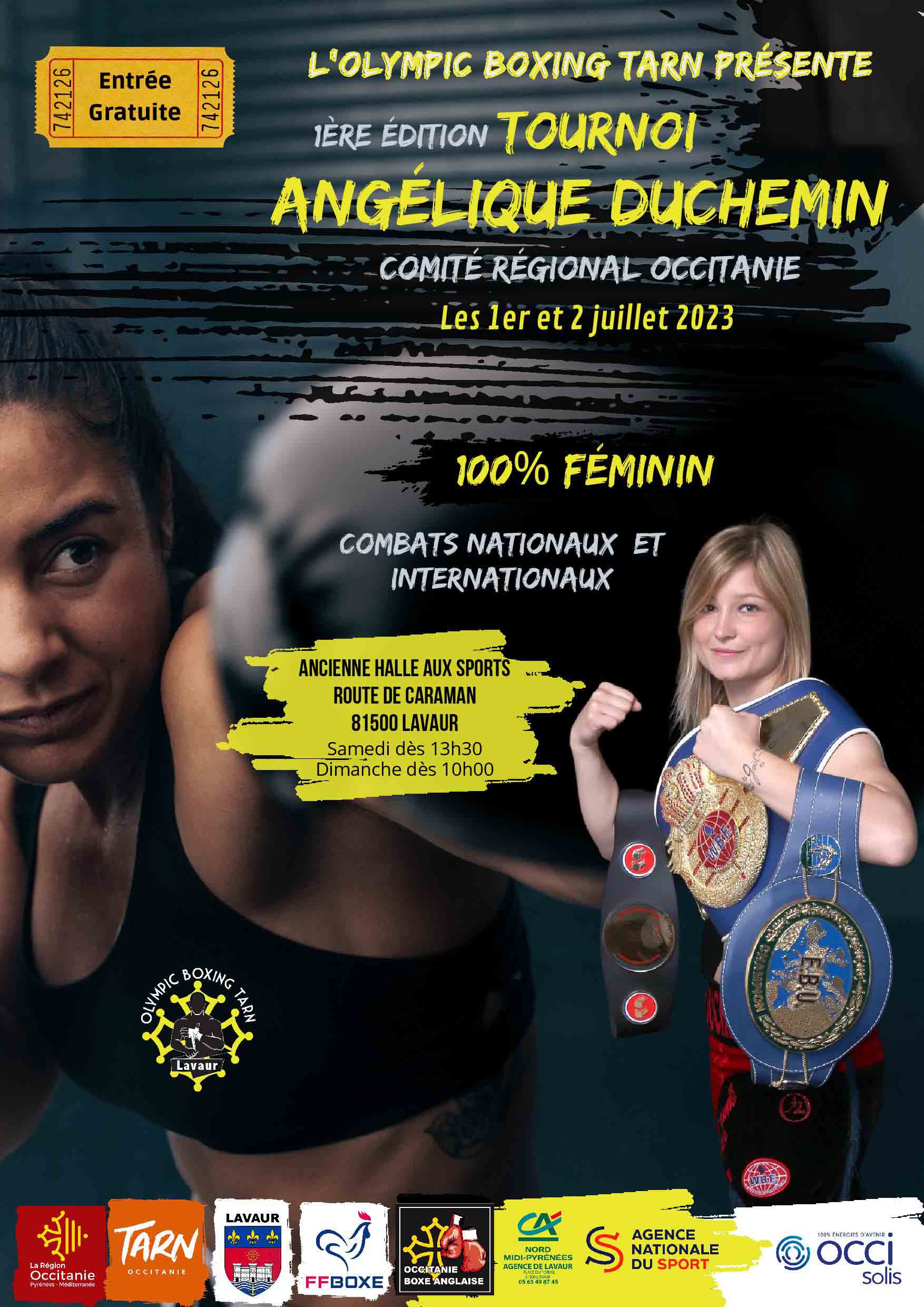 Tournoi Angélique Duchemin- Olympic Boxing Tarn